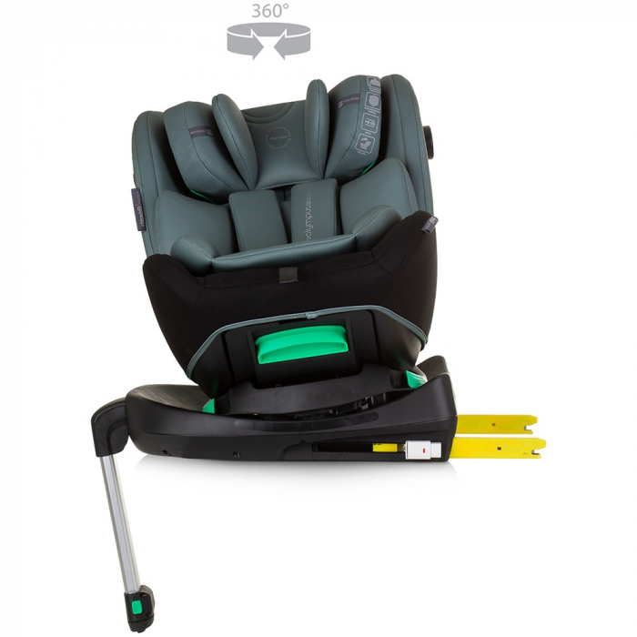 Chipolino Olympus I-Size 40-150 cm autósülés pasztellzöld színben, Isofix rendszerrel [6]