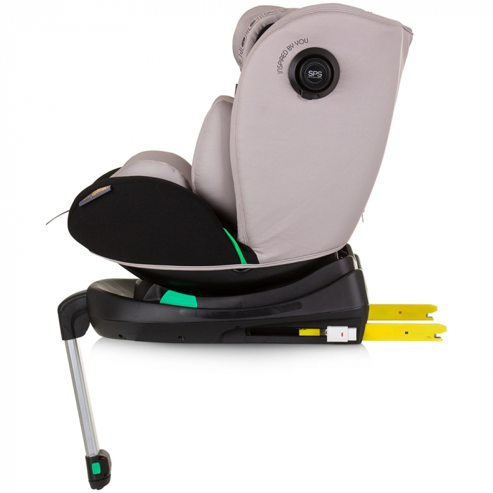 Chipolino Olympus I-Size 40-150 cm-es autósülés macadamia színben, Isofix rendszerrel [4]