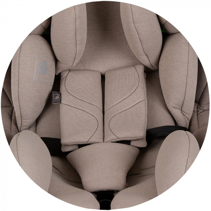 Chipolino Peak I-Size 40-150 cm autósülés macadamia színben, Isofix rendszerrel [11]