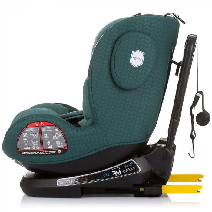 Chipolino Peak I-Size 40-150 cm-es autósülés pasztell zöld színben, Isofix rendszerrel [4]