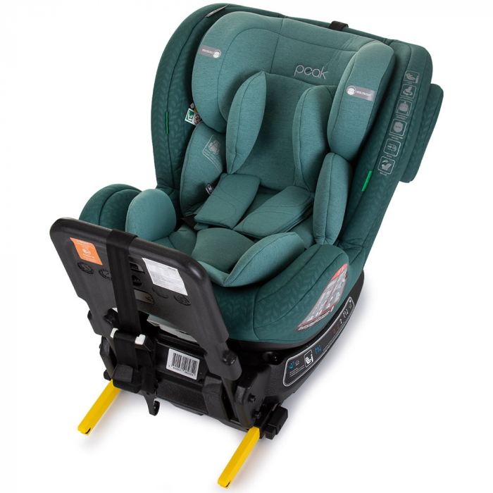 Chipolino Peak I-Size 40-150 cm-es autósülés pasztell zöld színben, Isofix rendszerrel [9]