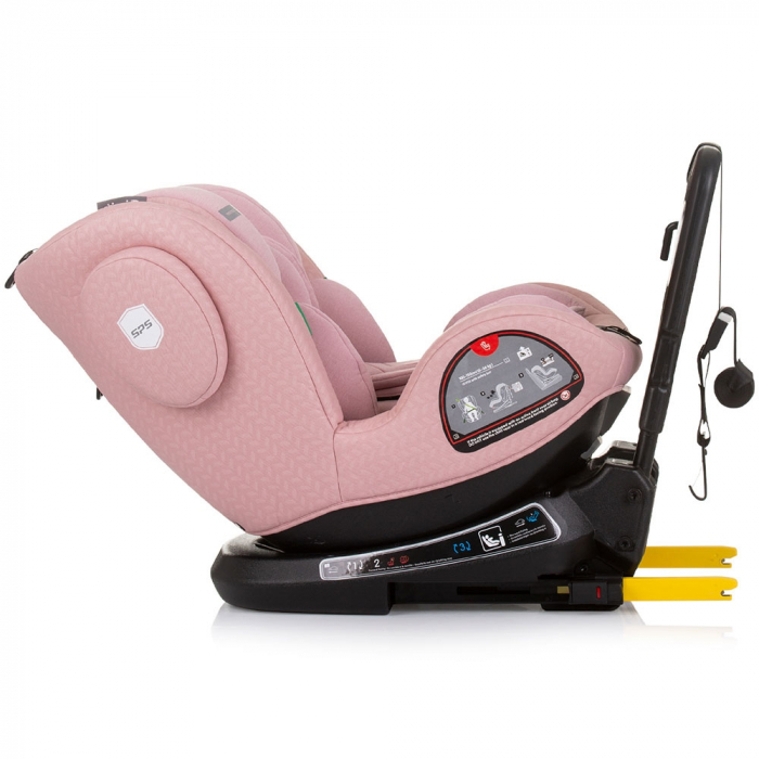 Chipolino Peak I-Size 40-150 cm flamingó autósülés Isofix rendszerrel [7]