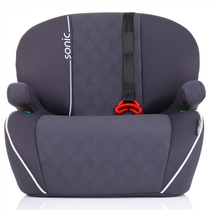 Chipolino Sonic I-Size 125-150 cm autós ülésmagasító Isofix rendszerrel, antracit színben [2]