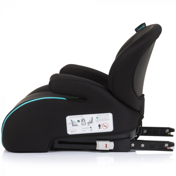 Chipolino Sonic I-Size 125-150 cm autós ülésmagasító Isofix rendszerrel, dino mintával [3]