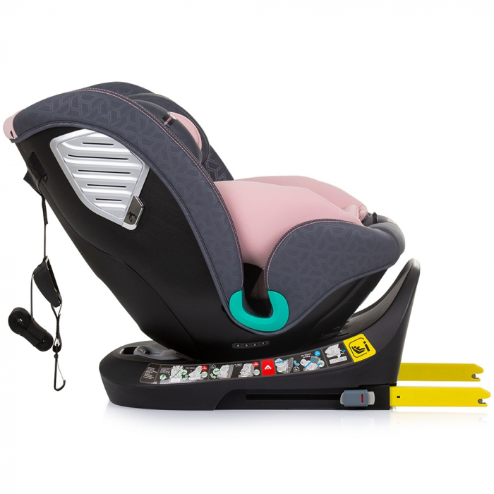 Chipolino Supreme I-Size 40-150 cm autósülés Isofix rendszerrel, flamingó színben [8]