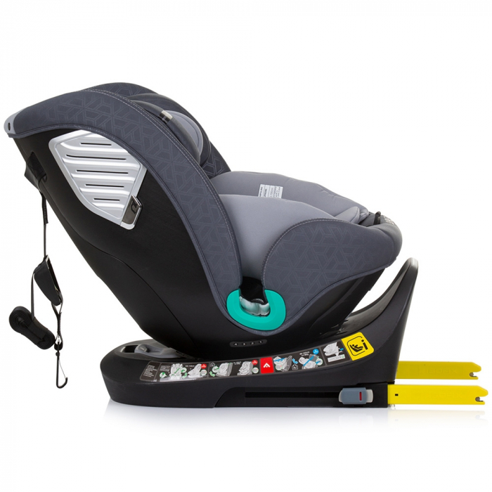 Chipolino Supreme I-Size 40-150 cm autósülés Isofix rendszerrel, gránit színben [8]