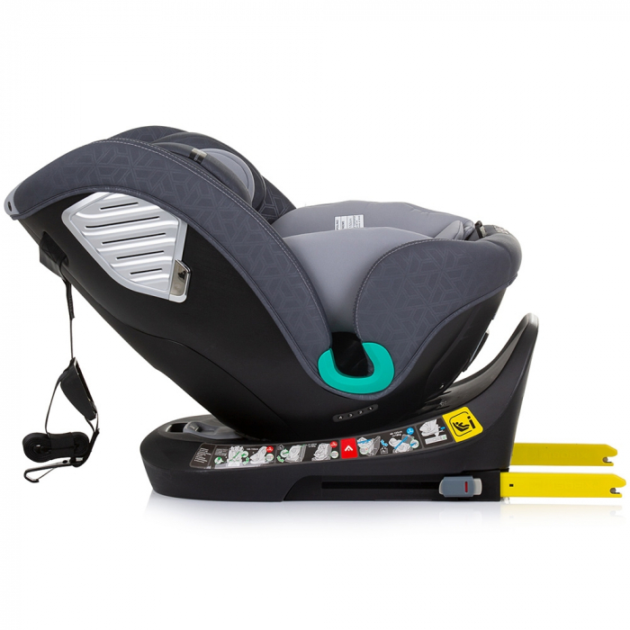 Chipolino Supreme I-Size 40-150 cm autósülés Isofix rendszerrel, gránit színben [9]