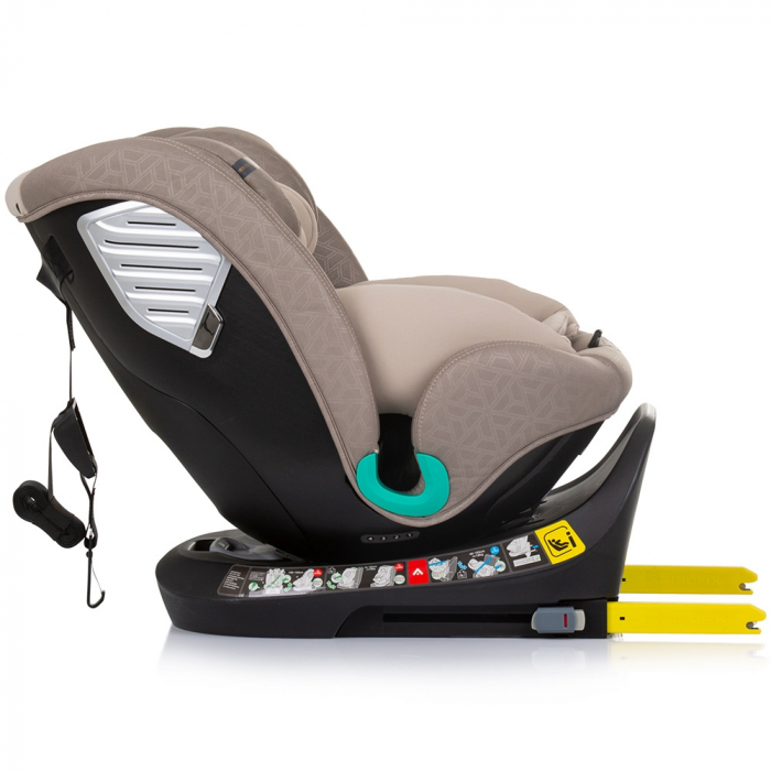 Chipolino Supreme I-Size autósülés 40-150 cm Isofix rendszerrel, macadamia színben [8]