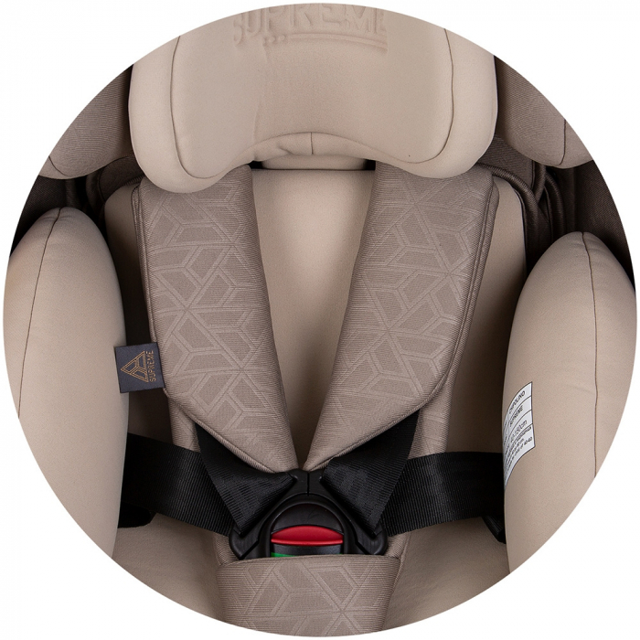 Chipolino Supreme I-Size autósülés 40-150 cm Isofix rendszerrel, macadamia színben [10]