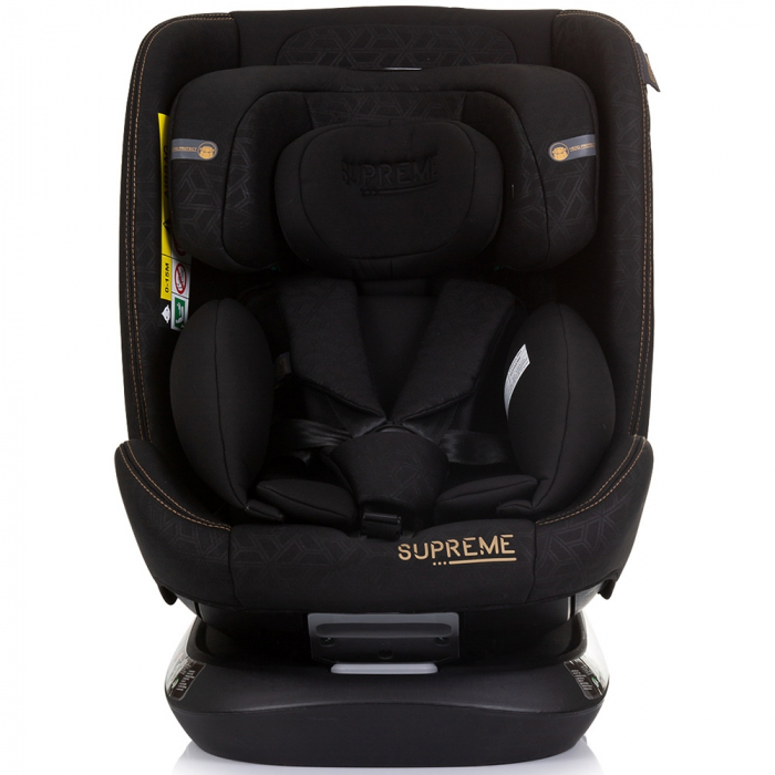 Chipolino Supreme I-Size autósülés 40-150 cm Isofix rendszerrel, obszidián színben [2]