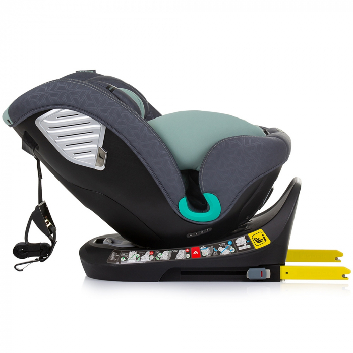 Chipolino Supreme I-Size autósülés 40-150 cm Isofix rendszerrel, pasztell zöld [9]