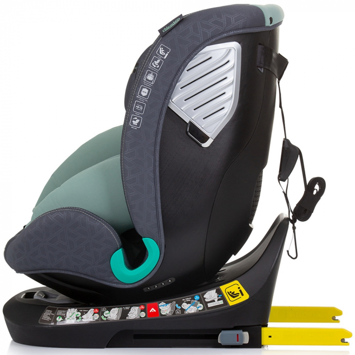 Chipolino Supreme I-Size autósülés 40-150 cm Isofix rendszerrel, pasztell zöld [4]