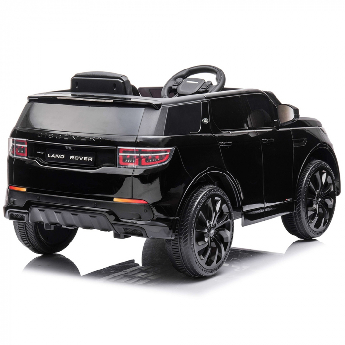 Chipolino SUV Land Rover Discovery elektromos kisautó bőr üléssel és EVA kerekekkel, fekete [7]