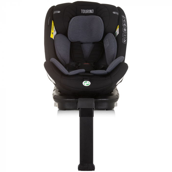 Chipolino Tourino I-Size 40-150 cm autósülés obszidián színben, Isofix rendszerrel [3]