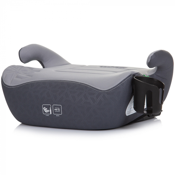 Chipolino Wing I-Size 125-150 cm autós ülésmagasító Isofix rendszerrel, hamuszürke színben [2]