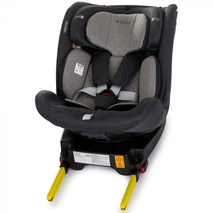 Chipolino X Factor I-Size 40-150 cm-es autósülés gránit színben, Isofix rendszerrel [10]
