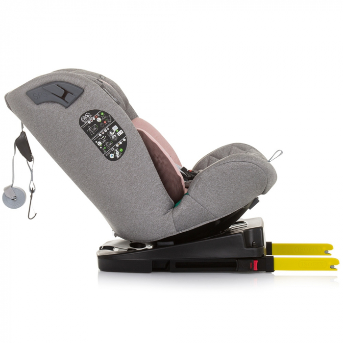 Chipolino X Factor I-Size 40-150 cm flamingó autósülés Isofix rendszerrel [7]
