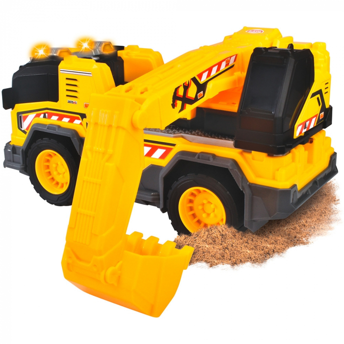 Dickie Toys 30 cm-es markolós teherautó fénnyel és hanggal [5]
