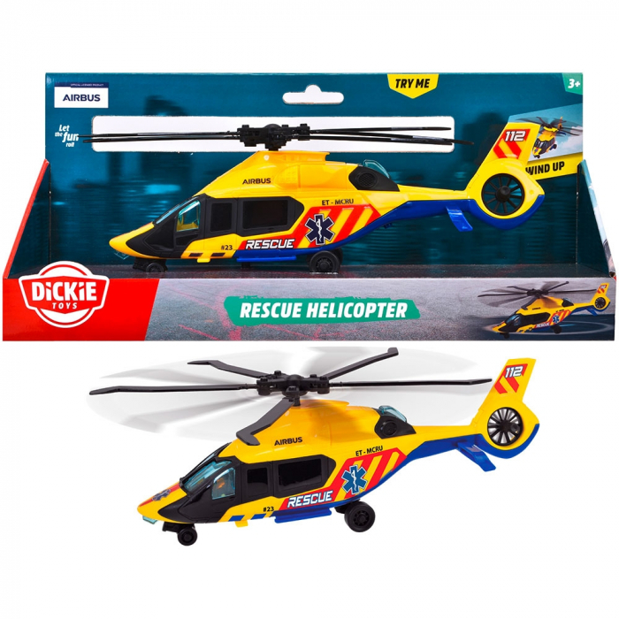 Dickie Toys Airbus H160 mentőhelikopter, 23 cm [12]