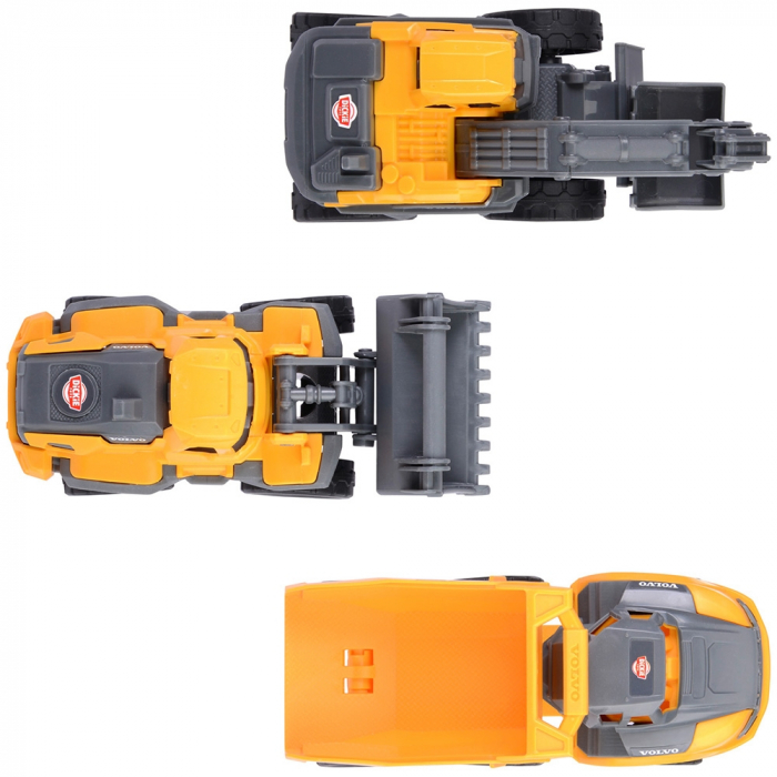 Dickie Toys építőipari készlet 3 járművel, 16 cm [4]