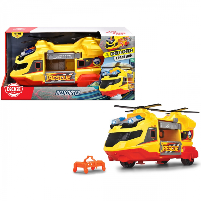 Dickie Toys helikopter 30 cm, fényekkel és hangokkal [9]