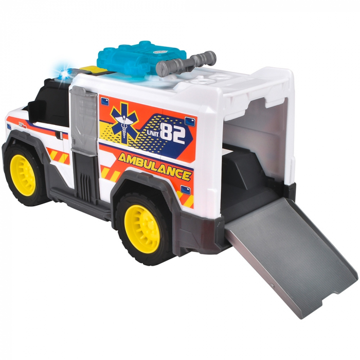 Dickie Toys Mentőautó 30 cm fényekkel és hangokkal [7]