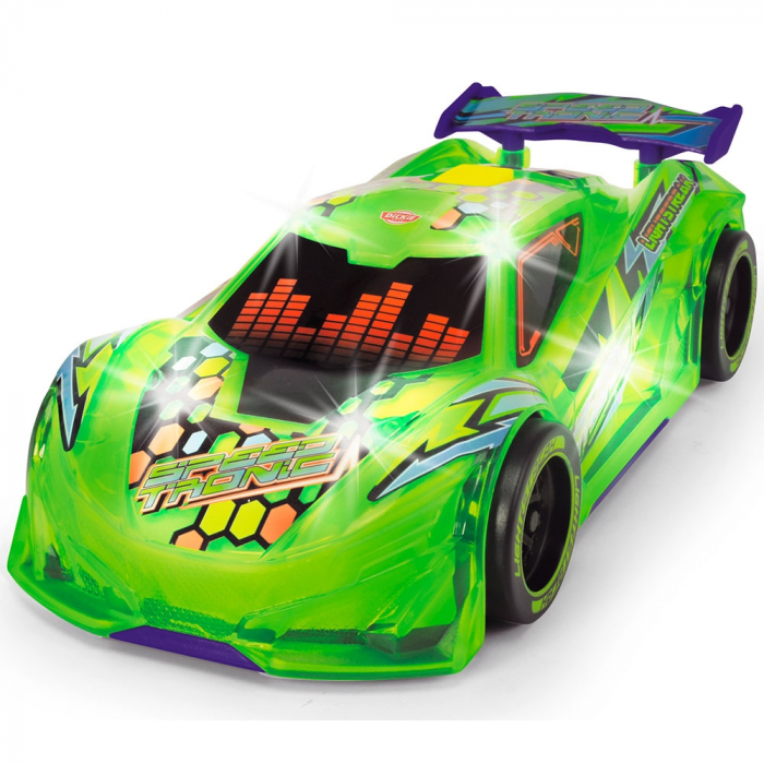 Dickie Toys Speed Tronic 20 cm-es zöld autó fénnyel és hanggal [4]