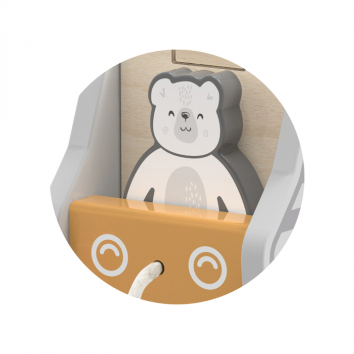 Formaválogató húzható kisautó, Polar B [3]