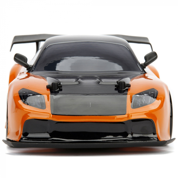 Jada Toys Fast and Furious Mazda RX-7 Drift autó gumiabroncsokkal és távirányítóval [3]