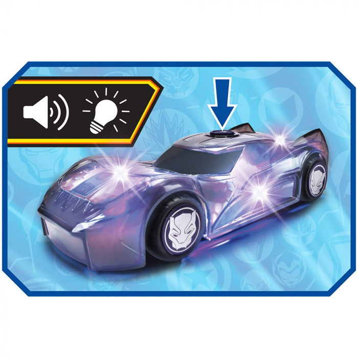 Jada Toys Marvel Light Hero Fekete Párduc autó 1:32 15 cm [4]
