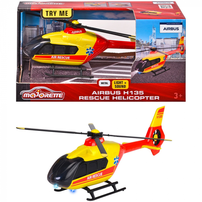 Majorette Airbus H135 mentőhelikopter fényekkel és hangokkal [10]