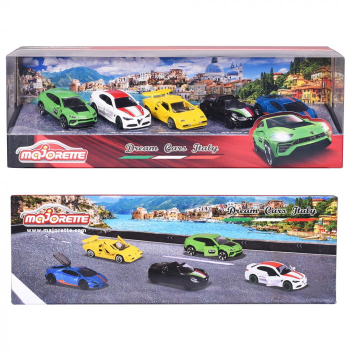 Majorette Dream Cars Italy szett 5 fém kisautóval [6]