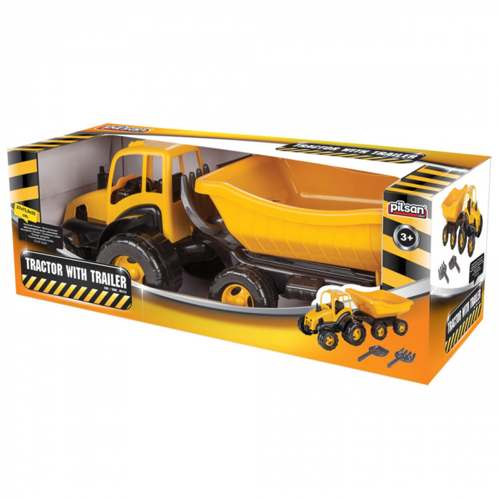Pilsan 06-212 traktor utánfutóval és kiegészítőkkel [3]