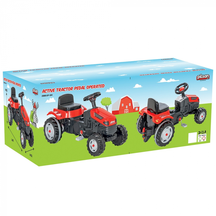 Pilsan Active 07-314 piros pedálos traktor [5]