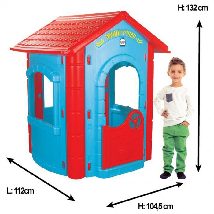 Pilsan Happy House kék gyerekház [2]