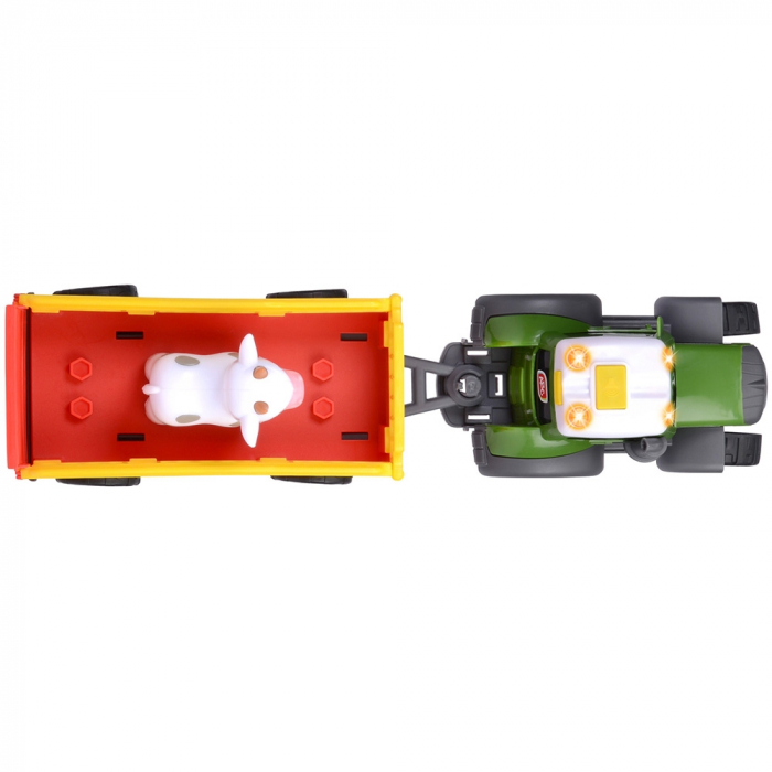 Simba ABC Fendt állatos utánfutós traktor 30 cm, fényekkel, hangokkal, utánfutóval és figurával [4]