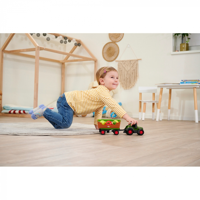 Simba ABC Freddy Gyümölcsös Traktor 30 cm, fényekkel, hangokkal, utánfutóval és figurákkal [7]