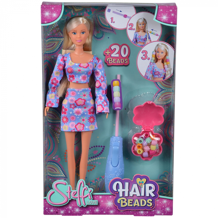 Simba Steffi Love Hair Beads baba 29 cm kiegészítőkkel [12]