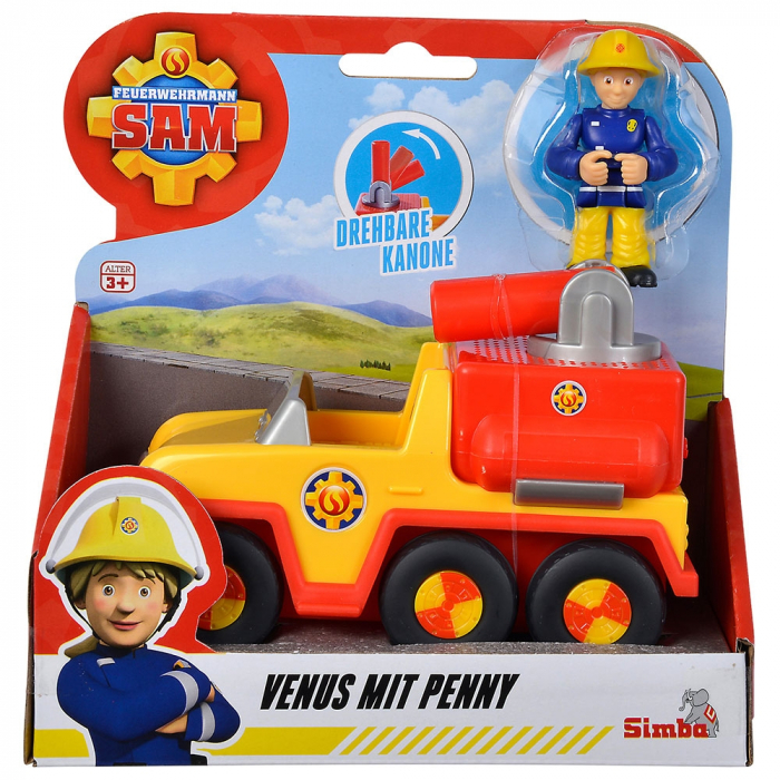 Simba Tűzoltó Sam Venus tűzoltóautó Penny figurával [4]