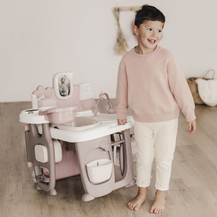 Smoby Baby Nurse babagondozó központ barna, 23 kiegészítővel [6]