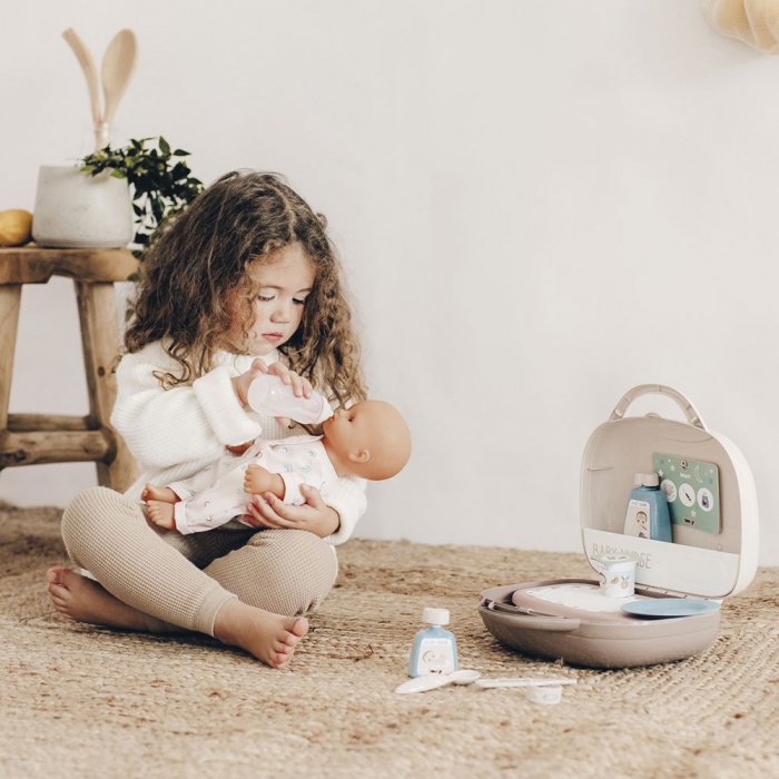 Smoby Baby Nurse babagondozó táska krém színben [4]