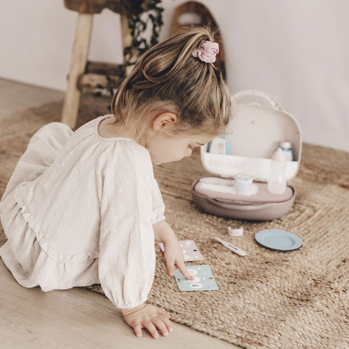 Smoby Baby Nurse babagondozó táska krém színben [6]