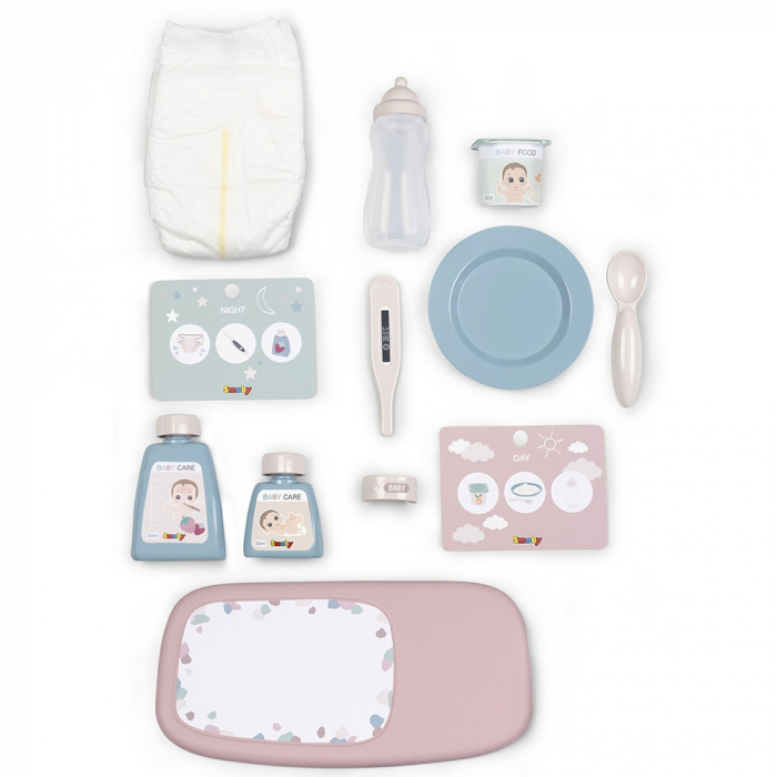 Smoby Baby Nurse babagondozó táska krém színben [2]