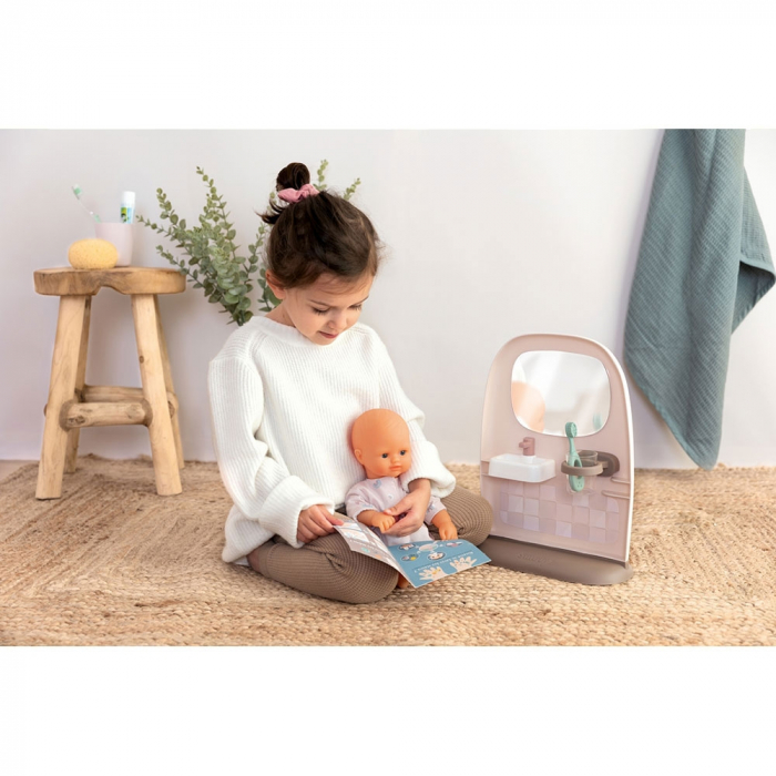 Smoby Baby Nurse krémszínű játék WC kiegészítőkkel [6]