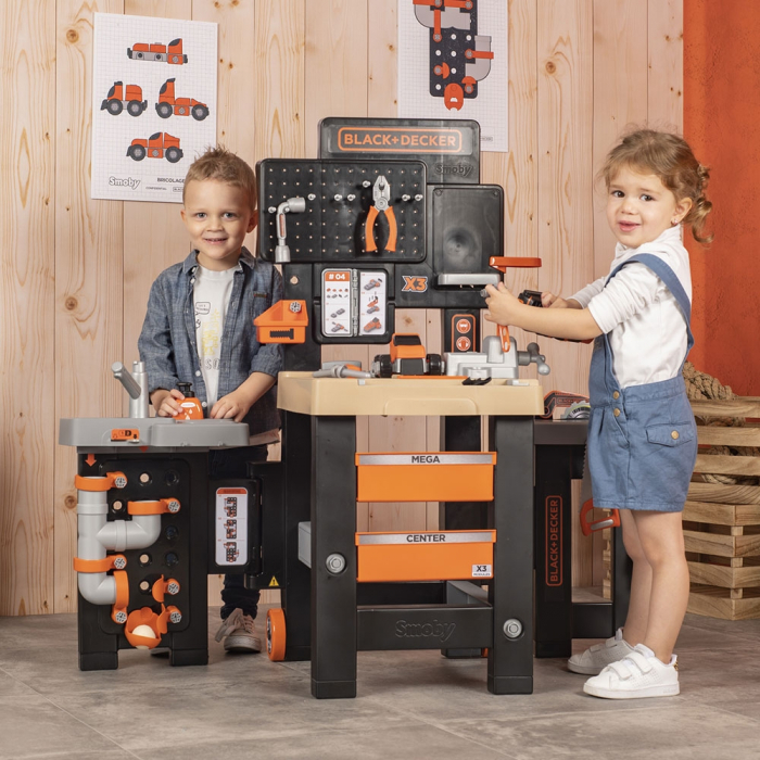 Smoby Black & Decker Mega Központ Műhely [7]