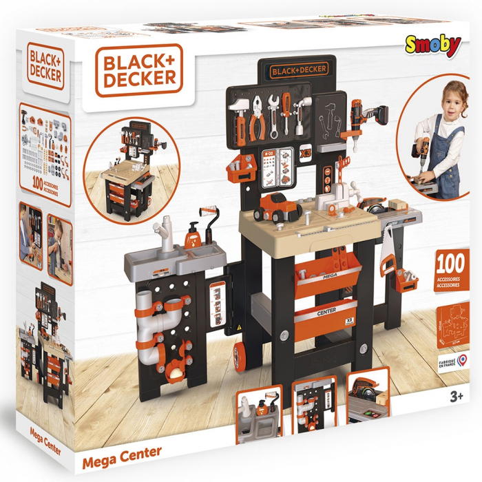 Smoby Black & Decker Mega Központ Műhely [17]