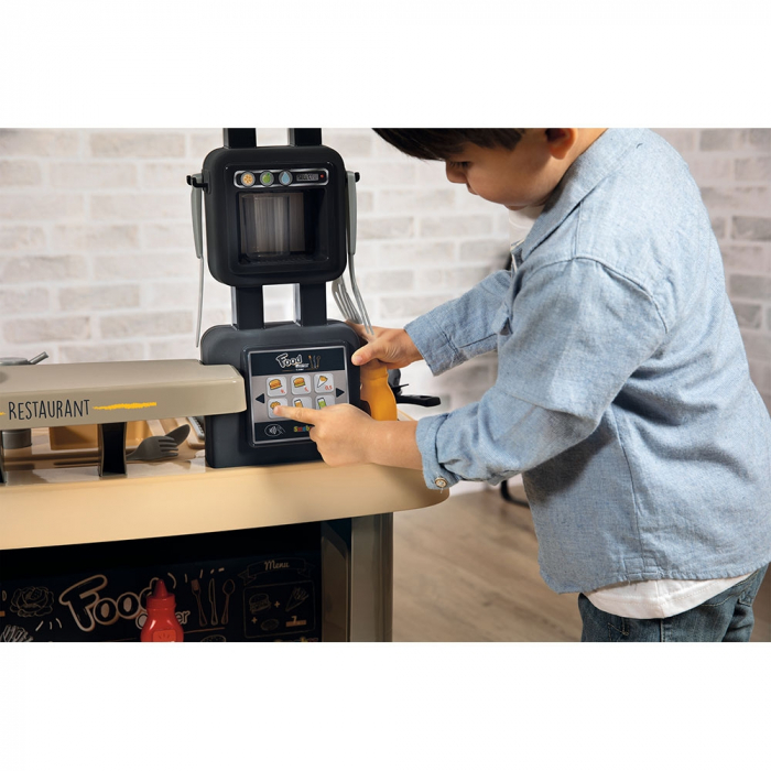 Smoby Food Corner fekete gyerek étterem [20]