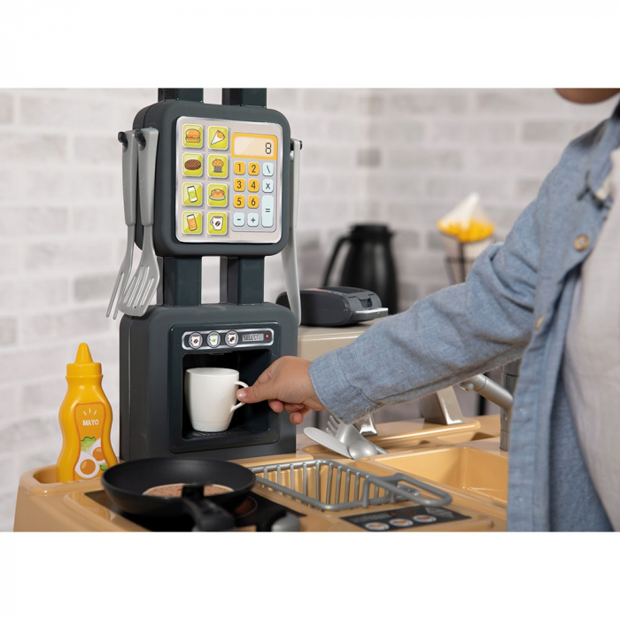 Smoby Food Corner fekete gyerek étterem [23]