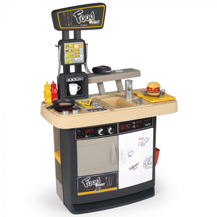 Smoby Food Corner fekete gyerek étterem [2]