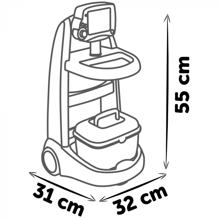 Smoby játék orvosi készlet kocsival és kiegészítőkkel [2]